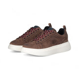Sneakers uomo platform in suede