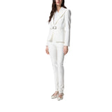 Giacca donna elegante in tessuto diagonale