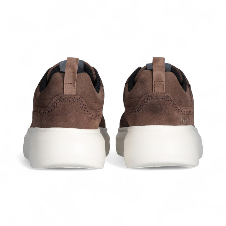 Sneakers uomo platform in suede