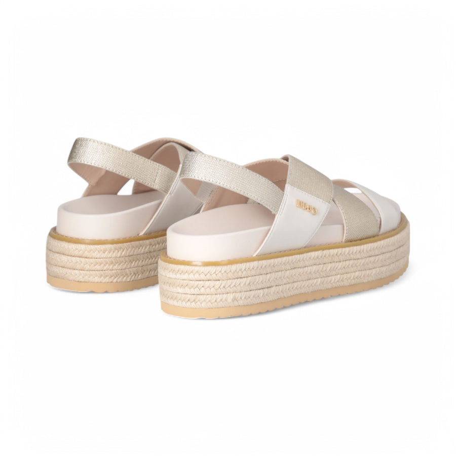Sandali donna platform intrecciati