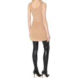 Mini abito donna in maglia con paillettes