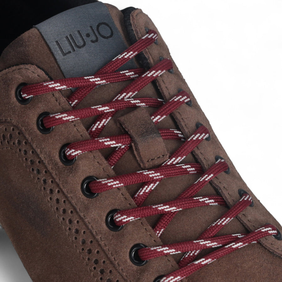 Sneakers uomo platform in suede