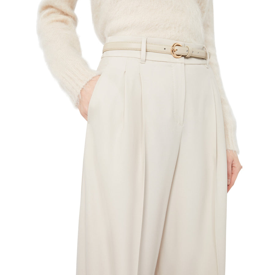 Pantalone donna in saglia di lana
