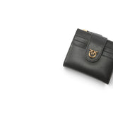 Portafoglio Donna piccolo in pelle liscia con logo