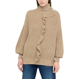 Maglia donna con maxi volant