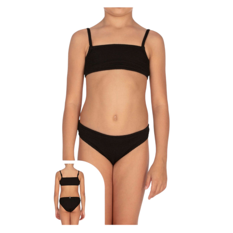 Bikini top con slip fisso bimba