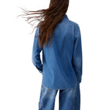 Camicia donna in denim