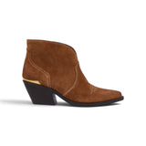 Stivaletti donna texani in suede