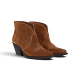 Stivaletti donna texani in suede
