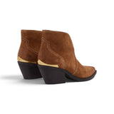 Stivaletti donna texani in suede