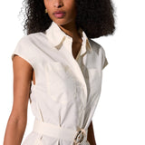Abito donna chemisier con cintura