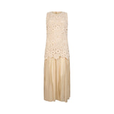 Abito donna lungo in macramè