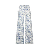 Pantaloni donna flare stampati