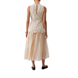 Abito donna lungo in macramè