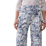 Pantaloni donna flare stampati