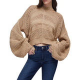 Maglia donna in crochet