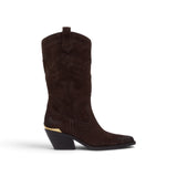 Stivali donna texani in suede