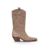 Stivali donna texani in suede