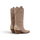 Stivali donna texani in suede