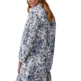 Camicia donna in popeline stampato