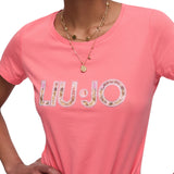 T-shirt donna con logo