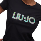 T-shirt donna con logo
