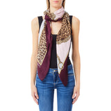 Foulard donna chain animalier