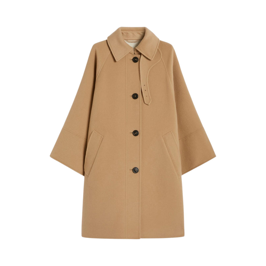 Cappotto donna in doppio drap di lana