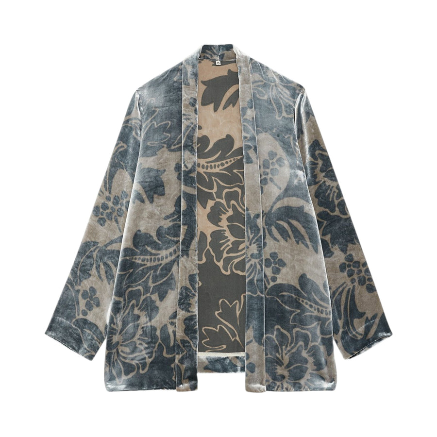 Giacca donna kimono stampata
