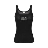 Top donna in maglia con dettaglio lettering