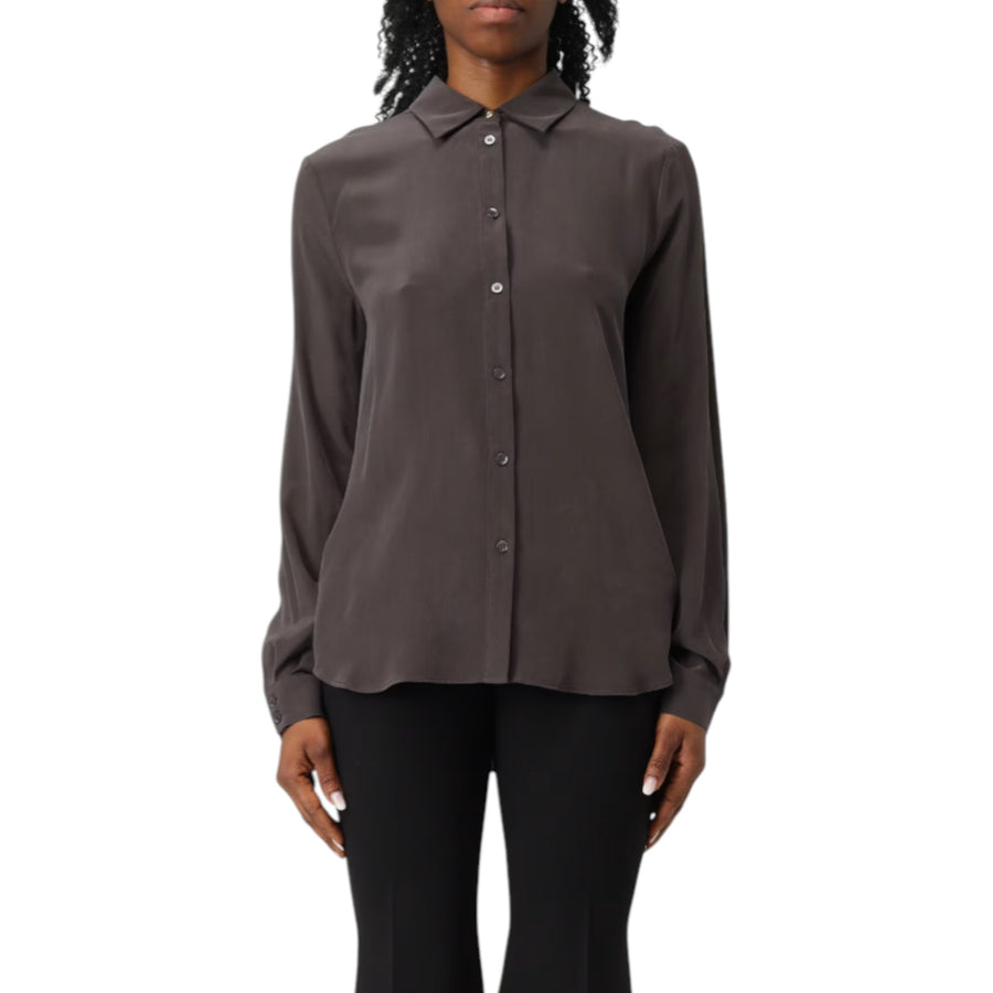 Camicia donna in seta sand wash