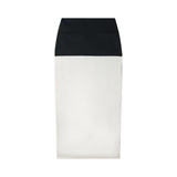 Gonna donna midi color block in misto viscosa