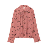 Camicia donna con stampa floreale