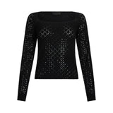 Maglia donna con paillettes