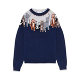 Maglione donna con motivo jacquard