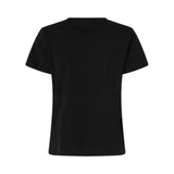 T-shirt donna con ricamo logo Love Birds in cristalli