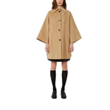 Cappotto donna in doppio drap di lana