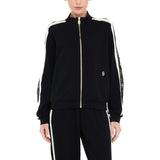 Felpa donna in cotone con pizzo