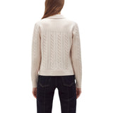 Maglia donna cardigan misto cachemire