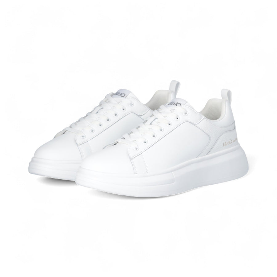 Sneakers uomo platform in pelle