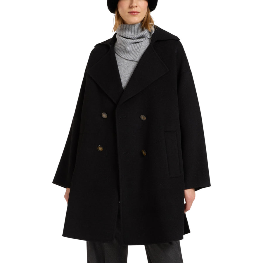 Caban donna sartoriale con ampio collo