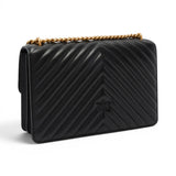 Borsa media a tracolla Love Bag One Chevron