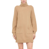 Abito donna in maglia 100% lana