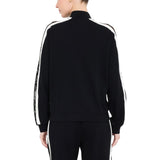 Felpa donna in cotone con pizzo