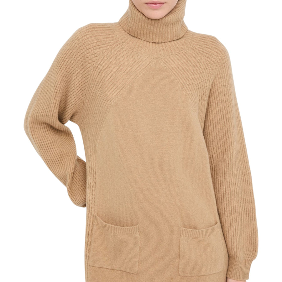 Abito donna in maglia 100% lana