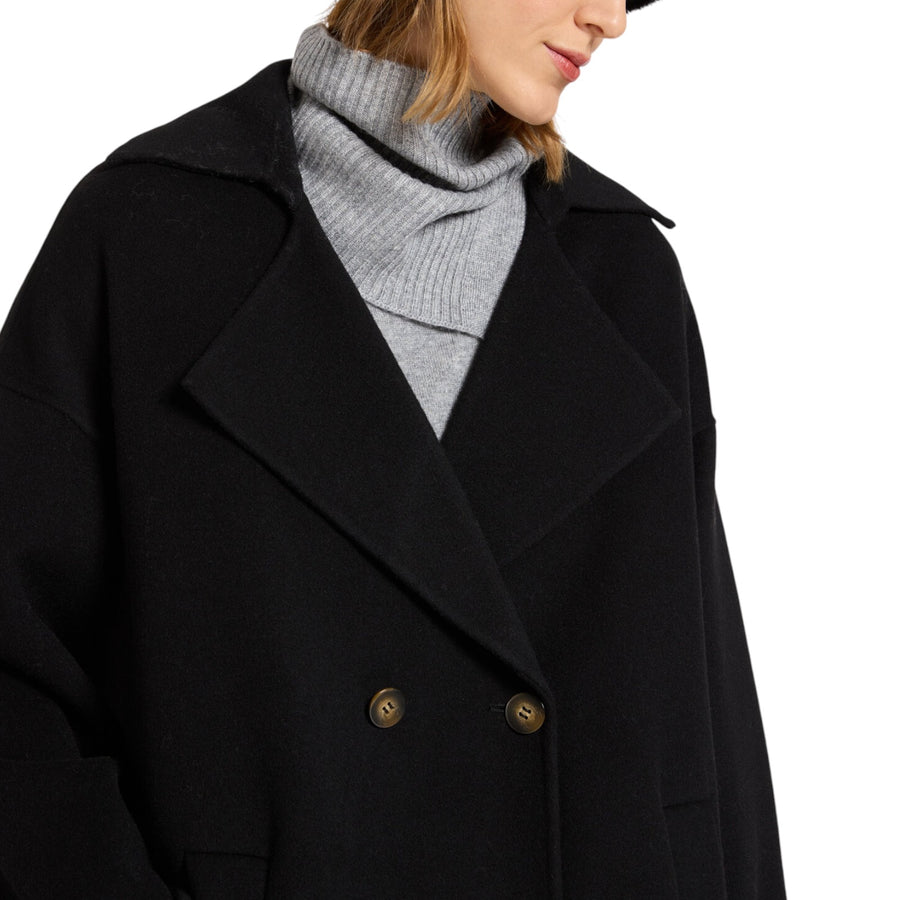 Caban donna sartoriale con ampio collo