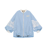 Bomber donna con pizzo