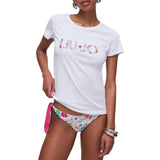 T-shirt donna con logo