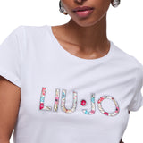 T-shirt donna con logo