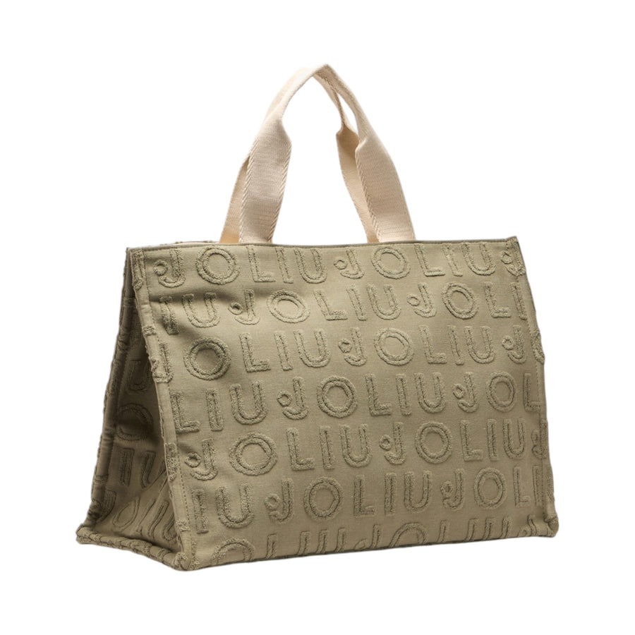 Borsa donna jacquard con logo